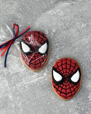 Μπισκότα με ζαχαρόπαστα Spiderman